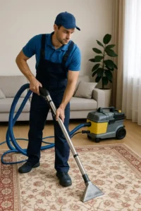 فني من شركة تنظيف المنازل