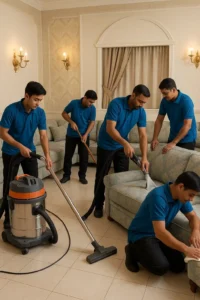 فريق قوي ونشيط من شركة تنظيف مجالس