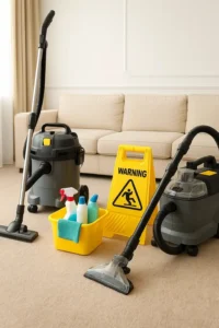 معدات حديثة تُستخدم في تنظيف المجالس من قبل لارا كلين"