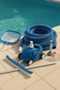 معدات من شركة تنظيف مسابح
